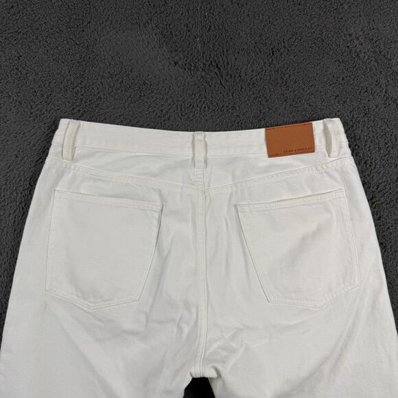 Spier and Mackay Jeans Mens 38 (Fits 36x32) White Contemporary Fit Denim Pants - Picture 8 of 16